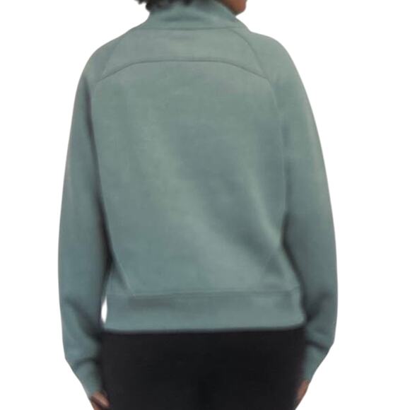 Danskin Women's Green Tidewater Teal pullover Half zipper Large - Picture 2 of 3